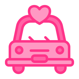 Wedding car icon