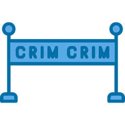 Crime scene icon