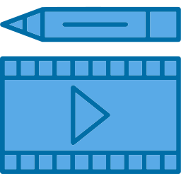 edición de video icono