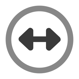 Horizontal arrows icon