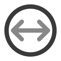 flechas horizontales icono