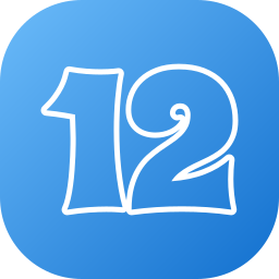 Number 12 icon
