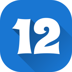 número 12 icono