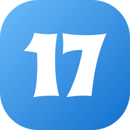 número 17 Ícone