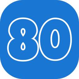 80 Ícone