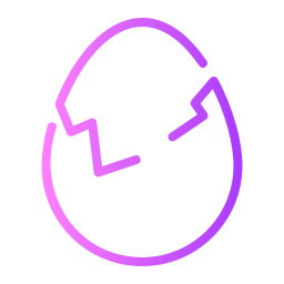 Треснувшее яйцо иконка