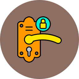 Door lock icon