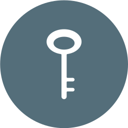 Door key icon