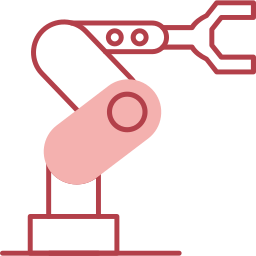 Industrial robot icon