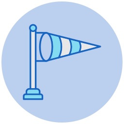 Wind vane icon