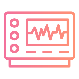 monitor ekg ikona