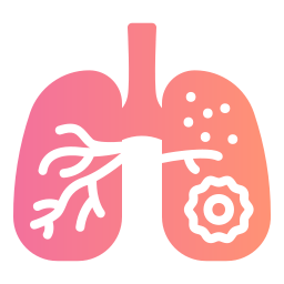 cáncer de pulmón icono