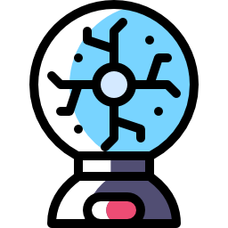 sfera al plasma icona