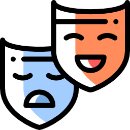 Theater masks icon