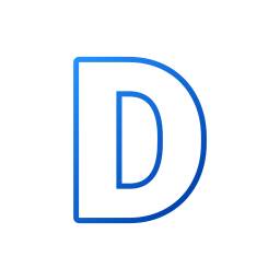 Letter D icon