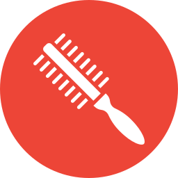 Hair brush icon