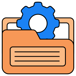 zarządzanie folderami ikona