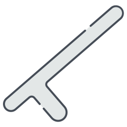 palo de bastón icono
