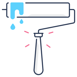 Paint roller icon