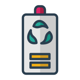 Eco battery icon