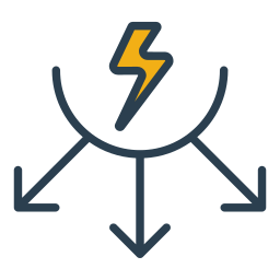 Energy beam icon