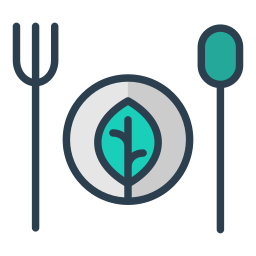 Eco food icon