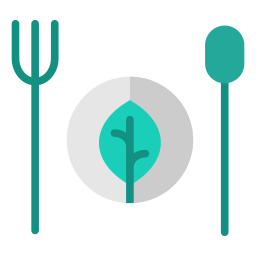 ekologiczne jedzenie ikona