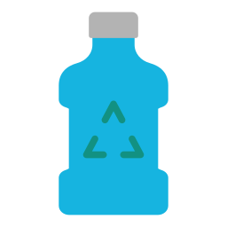 riciclare la bottiglia icona
