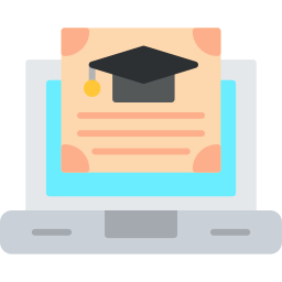 Online certificate icon