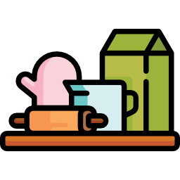 batería de cocina icono