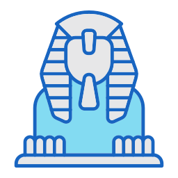 grand sphinx de gizeh Icône