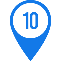 Number 10 icon