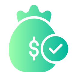 현금 가방 icon