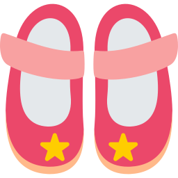 chaussures de bébé Icône