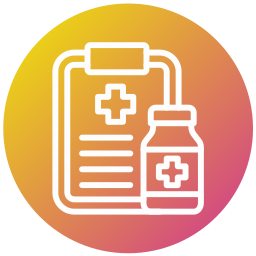 Medical prescription icon