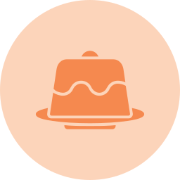 gâteau de lave Icône
