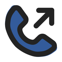 Outgoing call icon