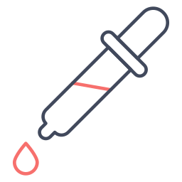 compte-gouttes Icône