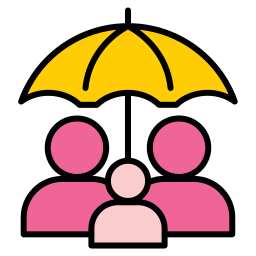 Family insurance icon