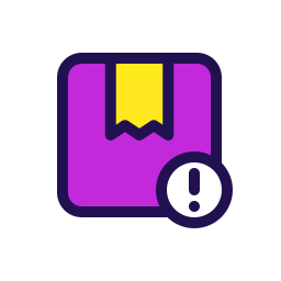 Delivery cancelled icon