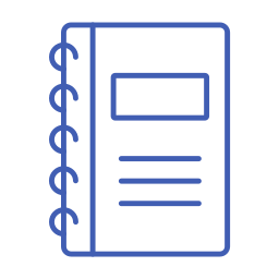 Spring notebook icon