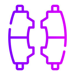 Brake pad icon