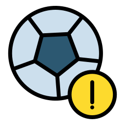Футбольный фол иконка