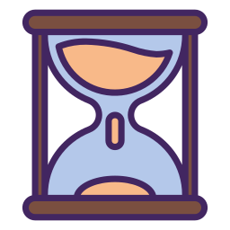 Hourglass start icon