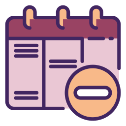 Delete event icon