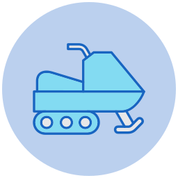 Snow vehicle icon