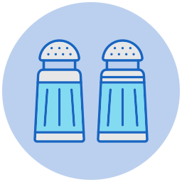 sal y pimienta icono