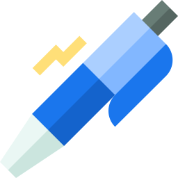 pennen grap icoon