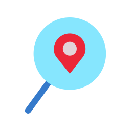 zoek locatie icoon