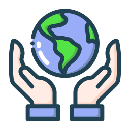 Earth globe icon